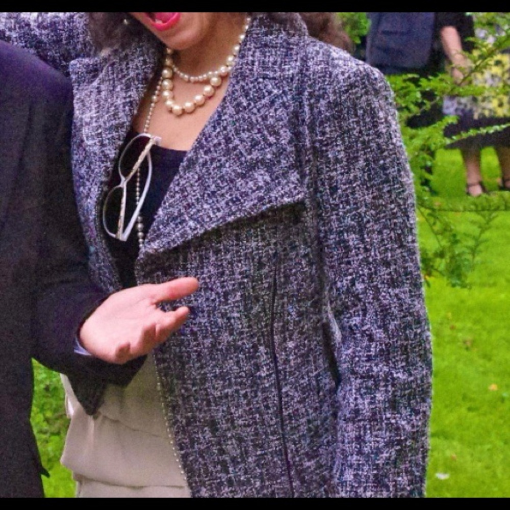 Rare Tweed moto jacket! Rocha by John Rocha - Picture 2 of 6